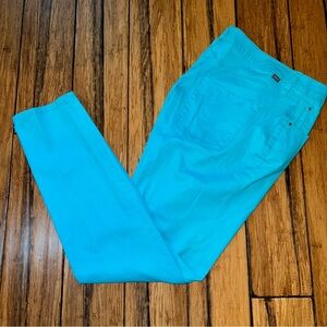 NWT Jag Women’s Chloe Skinny Jeans Chino Tropical Pool Teal New Size 12